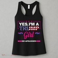 Yes Im A Trump Girl No Apologies 2024 Election Women's Tank Top thumb 3