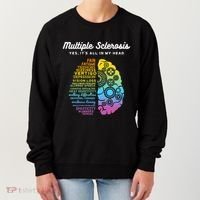 Yes ItS All In My Head Multiple Sclerosis Gift Ms Gift Women's Sweatshirt thumb 0