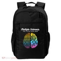 Yes ItS All In My Head Multiple Sclerosis Gift Ms Gift Backpack thumb 0