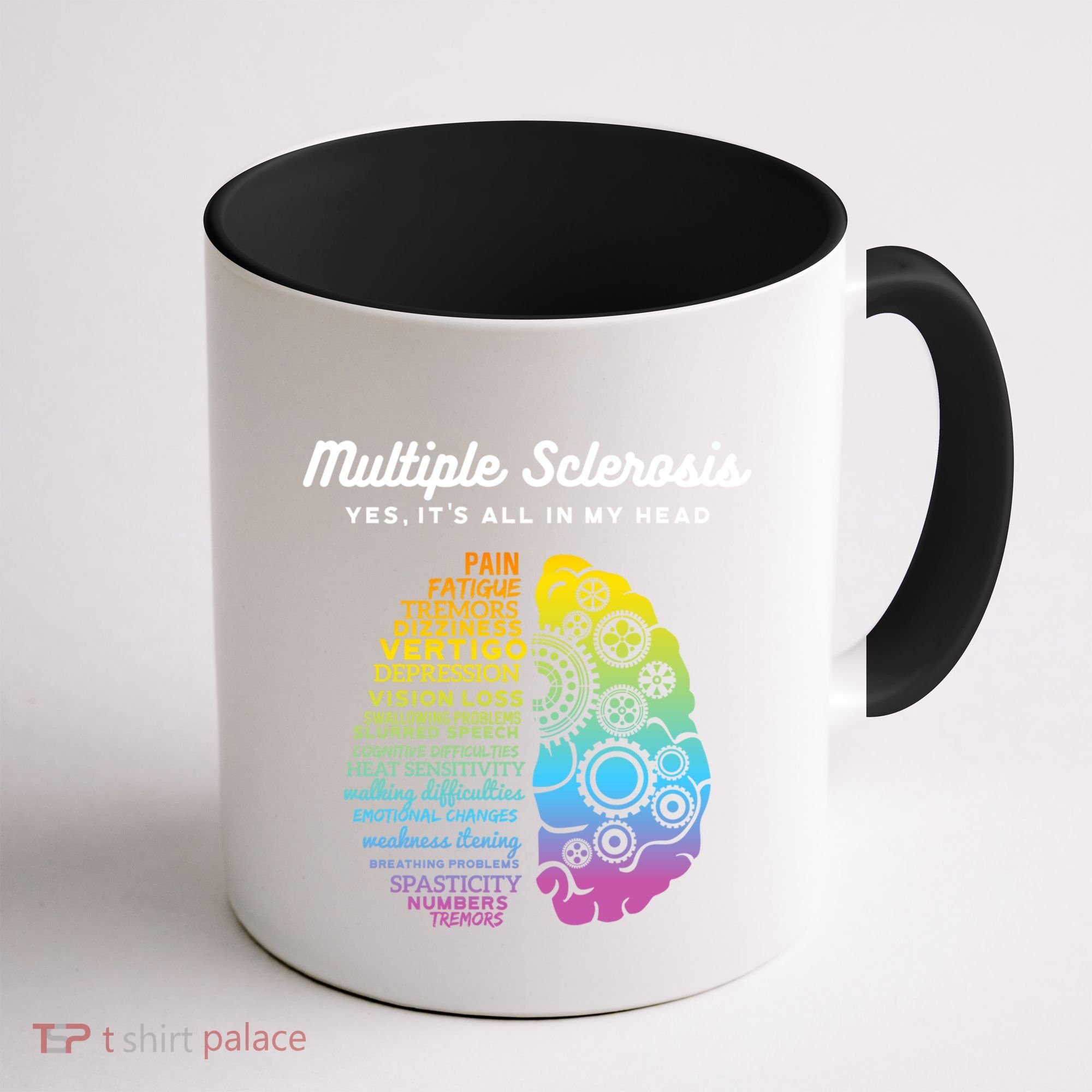 Yes ItS All In My Head Multiple Sclerosis Gift Ms Gift Coffee Mug