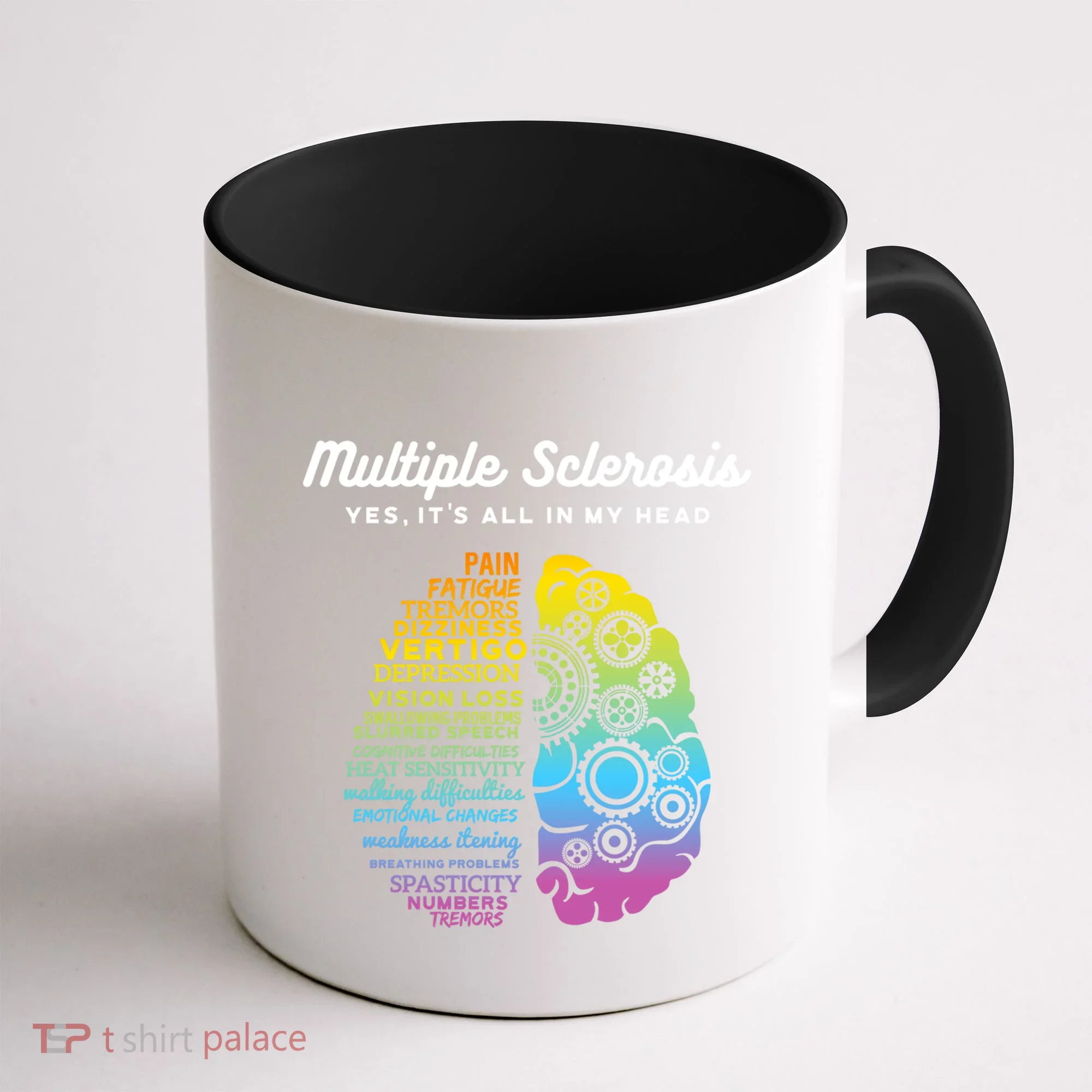 Yes ItS All In My Head Multiple Sclerosis Gift Ms Gift Coffee Mug