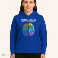 Yes ItS All In My Head Multiple Sclerosis Gift Ms Gift Hoodie thumb 5