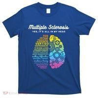 Yes ItS All In My Head Multiple Sclerosis Gift Ms Gift T-Shirt thumb 0
