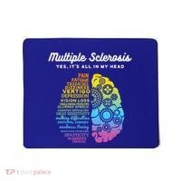 Yes ItS All In My Head Multiple Sclerosis Gift Ms Gift Mousepad thumb 0
