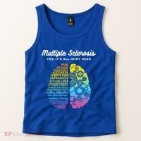 Yes ItS All In My Head Multiple Sclerosis Gift Ms Gift Tank Top thumb 2