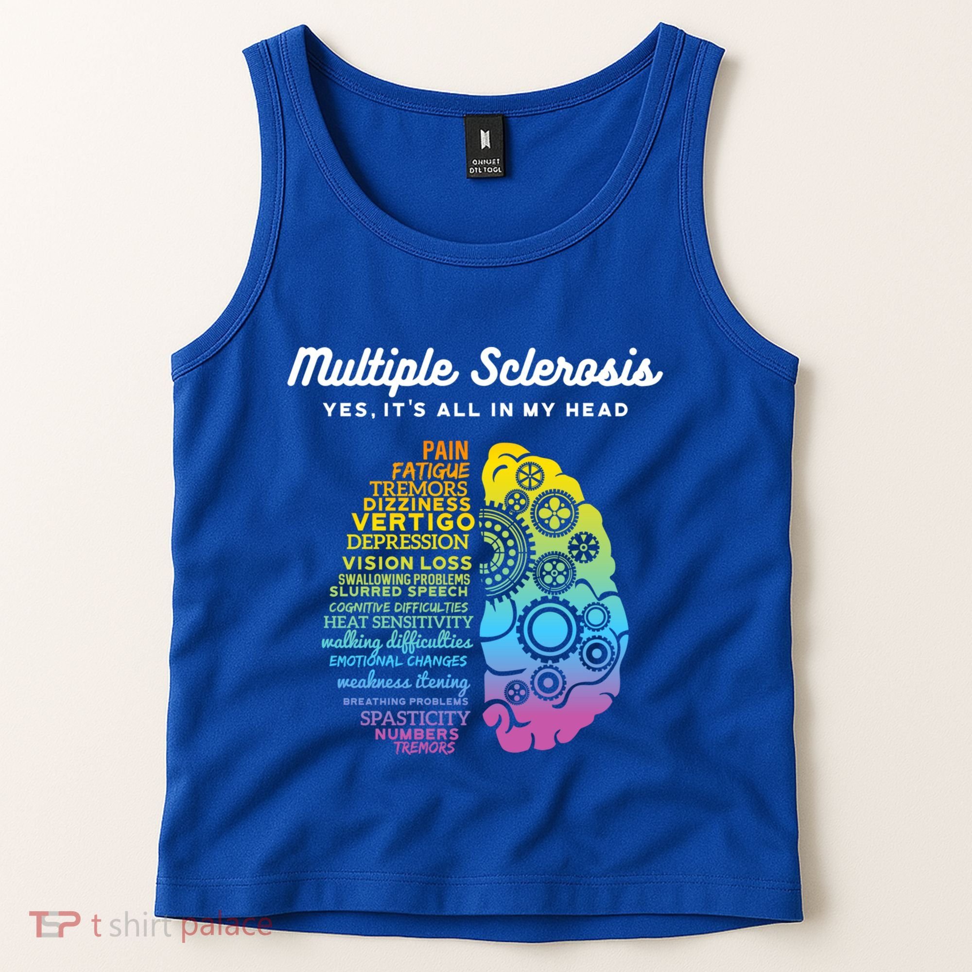 Yes ItS All In My Head Multiple Sclerosis Gift Ms Gift Tank Top