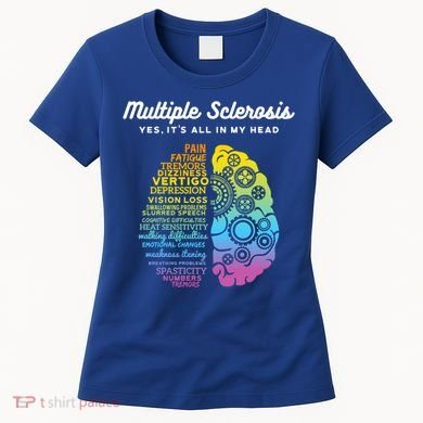 Yes ItS All In My Head Multiple Sclerosis Gift Ms Gift Women's T-Shirt
