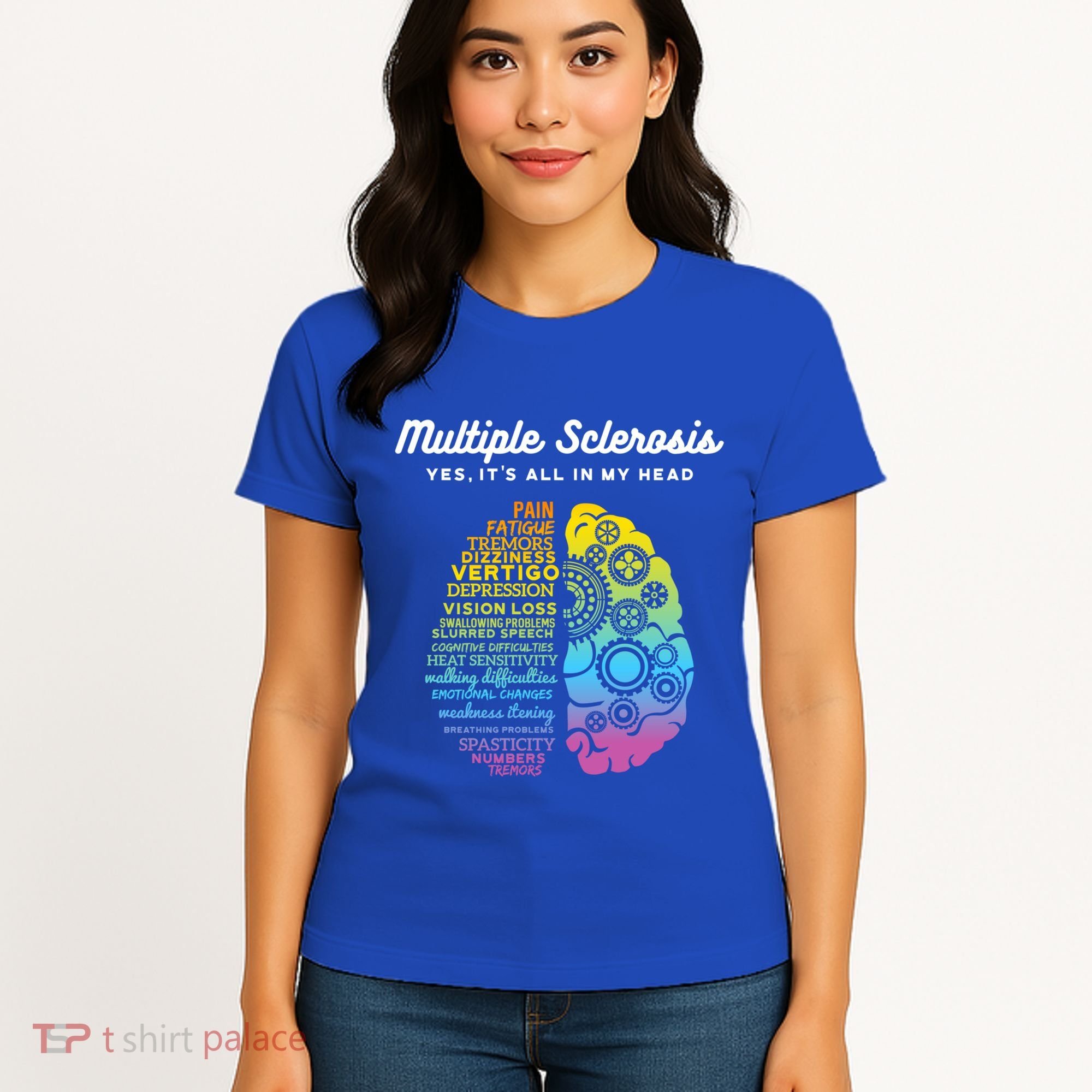 Yes ItS All In My Head Multiple Sclerosis Gift Ms Gift Women's T-Shirt