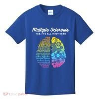 Yes ItS All In My Head Multiple Sclerosis Gift Ms Gift Kids T-Shirt thumb 0