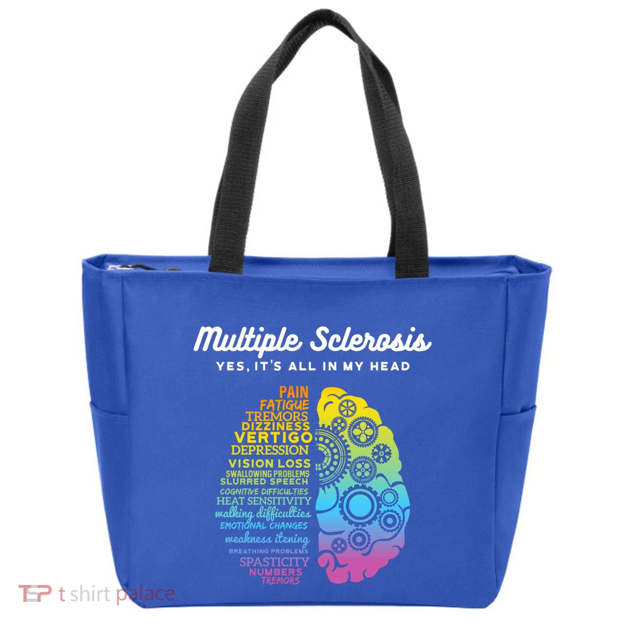Yes ItS All In My Head Multiple Sclerosis Gift Ms Gift Tote Bag