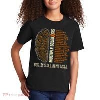 Yes It's All In My Head Multiple Sclerosis Ribbon Brain Kids T-Shirt thumb 2