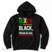 Yes I Am Mixed With Black Proud Black History Month Hoodie thumb 0