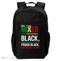 Yes I Am Mixed With Black Proud Black History Month Backpack thumb 0