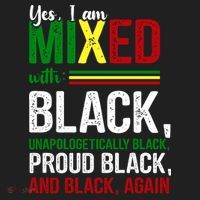 Yes I Am Mixed With Black Proud Black History Month Beanie thumb 2