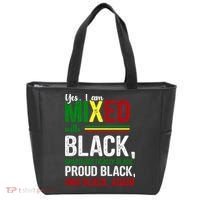 Yes I Am Mixed With Black Proud Black History Month Tote Bag thumb 0
