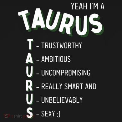 Yeah Im A Taurus Zodiac Apron