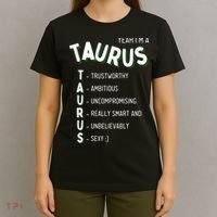 Yeah Im A Taurus Zodiac T-Shirt thumb 4