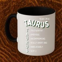Yeah Im A Taurus Zodiac Coffee Mug thumb 2