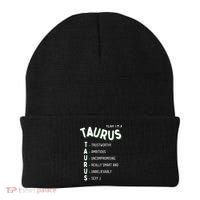 Yeah Im A Taurus Zodiac Beanie thumb 0