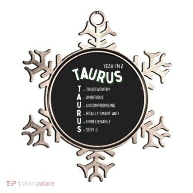 Yeah Im A Taurus Zodiac Ornament