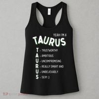 Yeah Im A Taurus Zodiac Women's Tank Top thumb 3