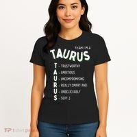 Yeah Im A Taurus Zodiac Women's T-Shirt thumb 4