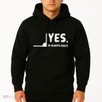 Yes Im Always Right Math Teacher Hoodie thumb 2