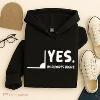Yes Im Always Right Math Teacher Hoodie thumb 4