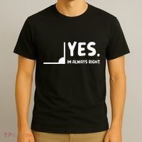 Yes Im Always Right Math Teacher T-Shirt thumb 3