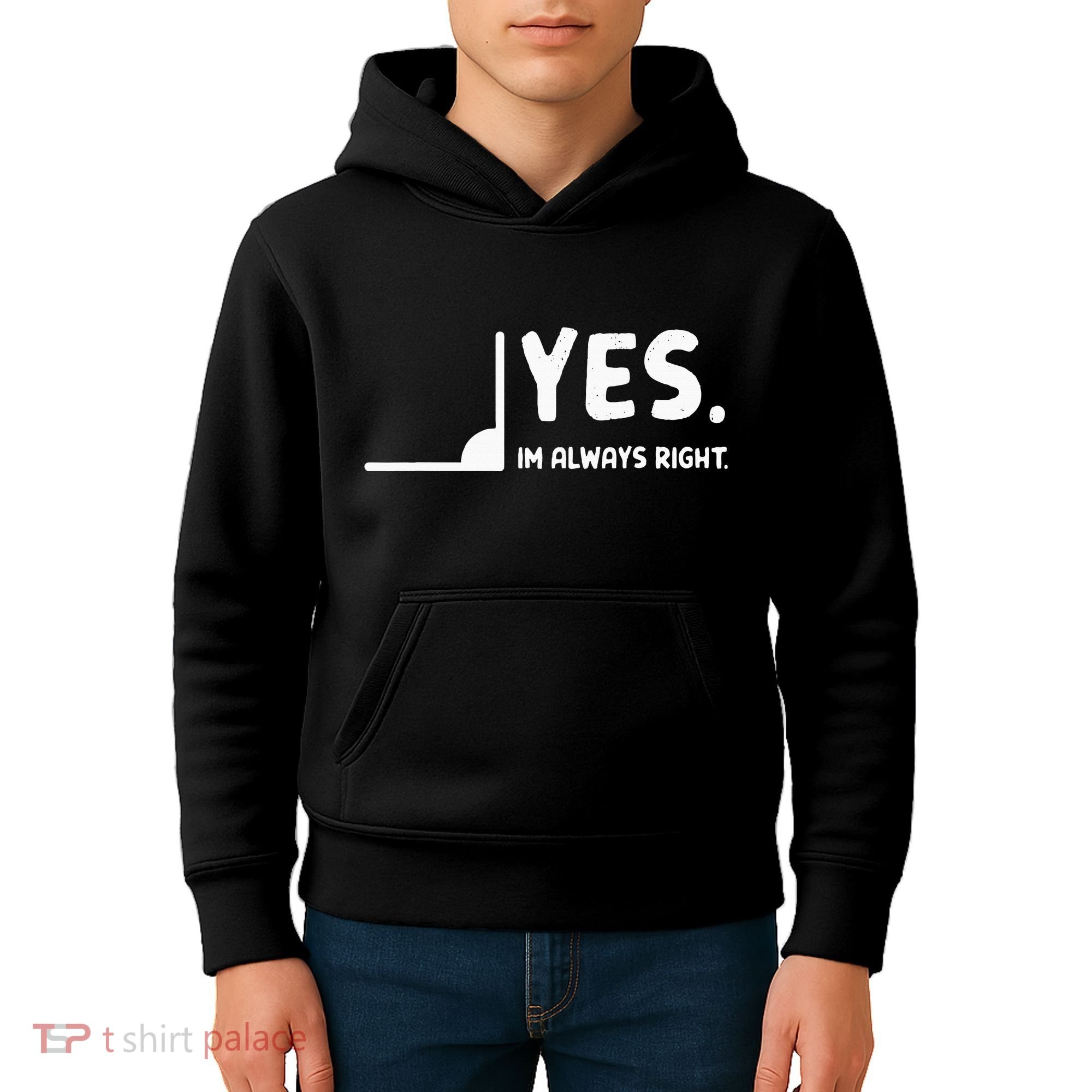 Yes Im Always Right Math Teacher Kids Hoodie