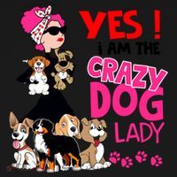 Yes I Am The Crazy Dog Lady Gift Funny Dog Lover Gift Great Gift Women's Hoodie thumb 2
