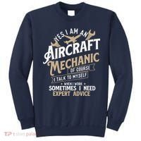 Yes I Am An Aircraft Mechanic Airplane Aviation Technician Sweatshirt thumb 0