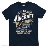 Yes I Am An Aircraft Mechanic Airplane Aviation Technician T-Shirt thumb 0