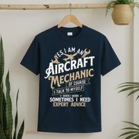 Yes I Am An Aircraft Mechanic Airplane Aviation Technician T-Shirt thumb 2