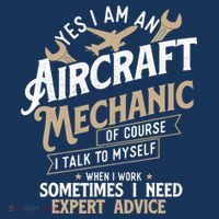 Yes I Am An Aircraft Mechanic Airplane Aviation Technician Polo thumb 2