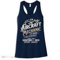 Yes I Am An Aircraft Mechanic Airplane Aviation Technician Women's Tank Top thumb 0
