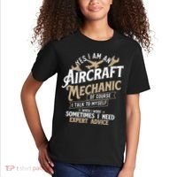 Yes I Am An Aircraft Mechanic Airplane Aviation Technician Kids T-Shirt thumb 2