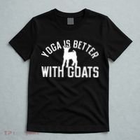 Yoga Is Better With Goats Funny Goat Yoga T-Shirt thumb 5