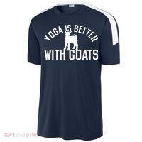 Yoga Is Better With Goats Funny Goat Yoga Sport-Tek Competitor United Soccer Jersey thumb 2