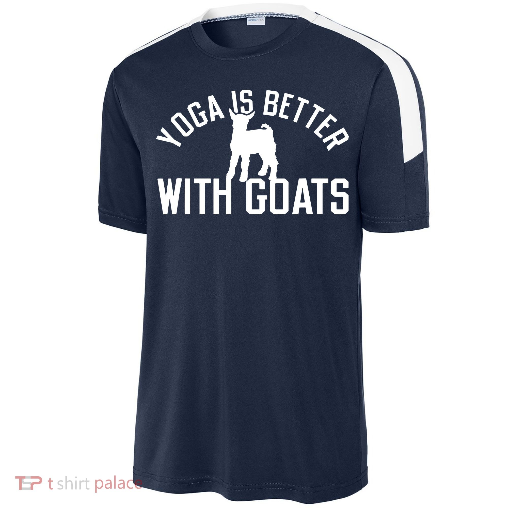 Yoga Is Better With Goats Funny Goat Yoga Sport-Tek Competitor United Soccer Jersey