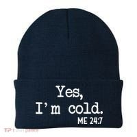 Yes I'm Cold Me 24-7  Beanie thumb 0