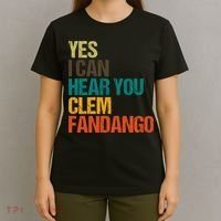 Yes I Can Hear You Clem Fandango Retro Vintage T-Shirt thumb 4