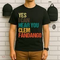 Yes I Can Hear You Clem Fandango Retro Vintage T-Shirt thumb 6