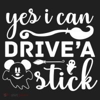 Yes I Can Drive A Stick Broom Halloween Quote Tumbler thumb 3