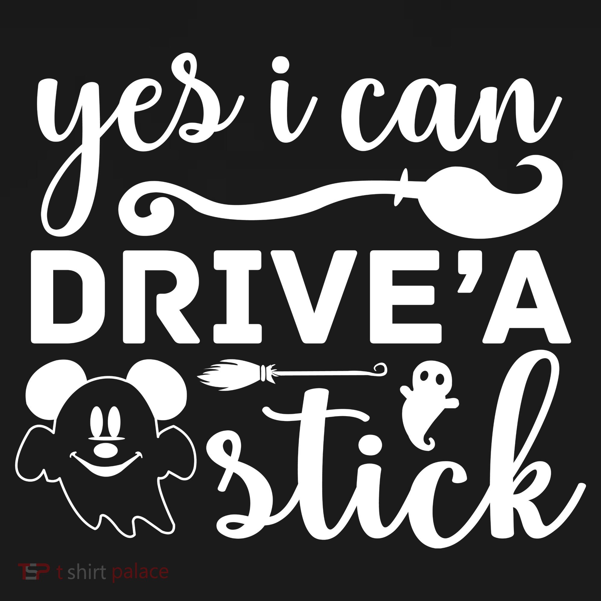 Yes I Can Drive A Stick Broom Halloween Quote Visor