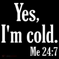 Yes I’m Cold Me 24:7 Toddler Hoodie thumb 2