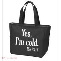 Yes I’m Cold Me 24:7 Tote Bag thumb 3