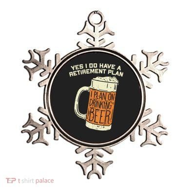 Yes I Do Have A Retirement Plan Beer Drinking Ornament