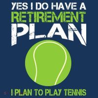 Yes I Do Have A Retirement Plan Tennis Retirement Gift Pajama Set thumb 2