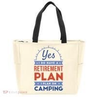 Yes I Do Have A Retirement Plan I Plan On Camping Tote Bag thumb 0